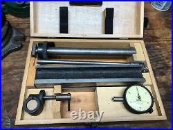 Vintage Machinist Federal Inspection Set Lathe, MILL Etc In Wooden Box