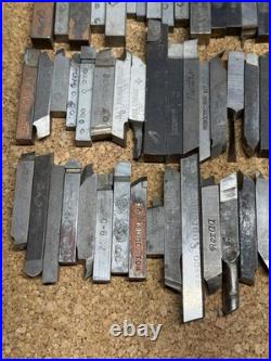 Vintage Machinist Lathe Tool Bit Lot HSS Cobalt Vasco Supreme Rex MoMax Armstro
