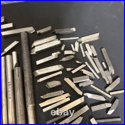 Vintage Machinist Lathe Tool Bit Lot HSS Cobalt Vasco Supreme Rex MoMax Armstro