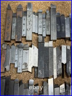 Vintage Machinist Lathe Tool Bit Lot HSS Cobalt Vasco Supreme Rex MoMax Armstro