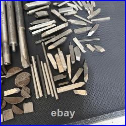 Vintage Machinist Lathe Tool Bit Lot HSS Cobalt Vasco Supreme Rex MoMax Armstro