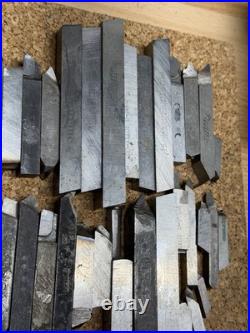 Vintage Machinist Lathe Tool Bit Lot HSS Cobalt Vasco Supreme Rex MoMax Armstro