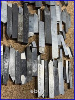 Vintage Machinist Lathe Tool Bit Lot HSS Cobalt Vasco Supreme Rex MoMax Armstro