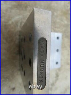 Vintage Machinist Right ANGLE PLATE Holes Step Block Set Up Tool Maker Jig Vintage Machinist Right ANGLE PLATE Holes Step Block Set Up Tool Maker Jig