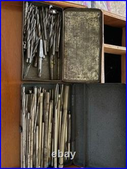 Vintage Machinist Tool Lot HSS Reamers, Drill Bits, Files, Allen Keys