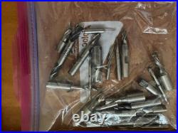 Vintage Machinist Tool Lot HSS Reamers, Drill Bits, Files, Allen Keys