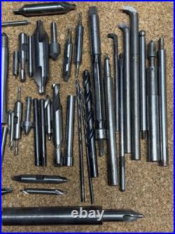 Vintage Machinist Tooling Lot HSS Center Drills Reamers Countersinks Boring