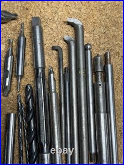 Vintage Machinist Tooling Lot HSS Center Drills Reamers Countersinks Boring