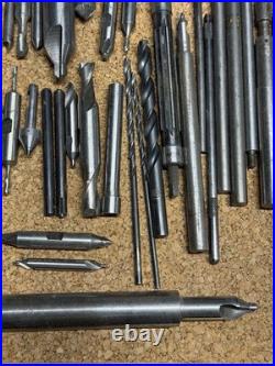 Vintage Machinist Tooling Lot HSS Center Drills Reamers Countersinks Boring