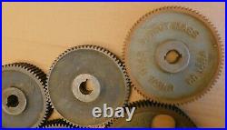 Vintage Machinist & User Tools 10 Lathe Gears from Reed Lathe
