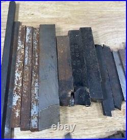 Vintage Machinists Lot Of 89 Lathe Tools Cutting Bits