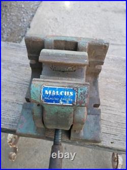 Vintage Malcus Machinist Vise Lathe CNC Halmstad Sweden 30 lbs