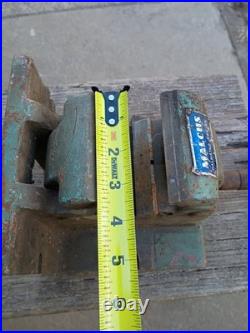 Vintage Malcus Machinist Vise Lathe CNC Halmstad Sweden 30 lbs