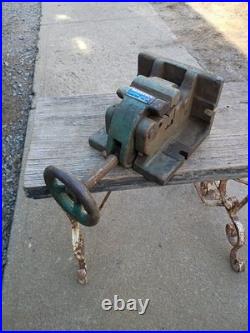 Vintage Malcus Machinist Vise Lathe CNC Halmstad Sweden 30 lbs