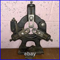 Vintage Metal Lathe Steady Rest Assembly Machinist Tooling