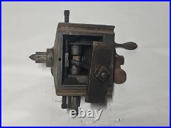 Vintage Metal Lathe Tailstock, Lathe Part, Machinist, Metalworking Tool