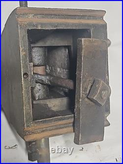 Vintage Metal Lathe Tailstock, Lathe Part, Machinist, Metalworking Tool