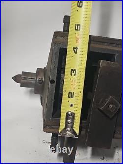 Vintage Metal Lathe Tailstock, Lathe Part, Machinist, Metalworking Tool