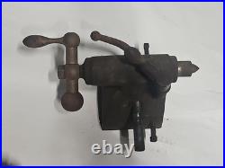 Vintage Metal Lathe Tailstock, Lathe Part, Machinist, Metalworking Tool