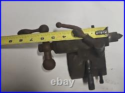 Vintage Metal Lathe Tailstock, Lathe Part, Machinist, Metalworking Tool