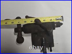 Vintage Metal Lathe Tailstock, Lathe Part, Machinist, Metalworking Tool