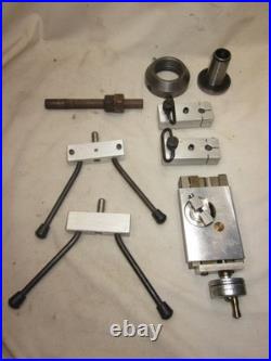 Vintage Micro Lathe Top Slide assembly stand machinist tools parts
