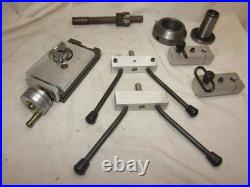 Vintage Micro Lathe Top Slide assembly stand machinist tools parts