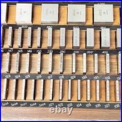 Vintage Mitutoyo Gage Block Set Machinist Measurement Tool Mill Lathe Calibrate