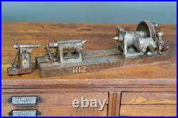 Vintage Precision Machinist Bench Top Lathe Brown Sharpe Antique Tool