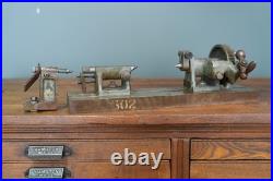 Vintage Precision Machinist Bench Top Lathe Brown Sharpe Antique Tool