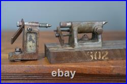 Vintage Precision Machinist Bench Top Lathe Brown Sharpe Antique Tool