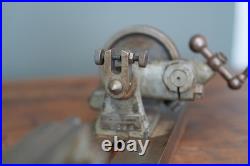 Vintage Precision Machinist Bench Top Lathe Brown Sharpe Antique Tool