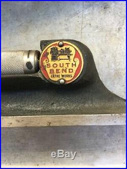 Vintage South Bend Lathe Machinist Bubble Level In Case Very Rare. MAKE OFFER