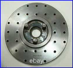 Vintage Steel machinist lathe face plate PRATT & WHITNEY CO. HARTFORD CONN. USA