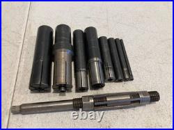Vintage USA Expanding Mandrel Arbor Set 9pc Machinist Lathe Workholding Tool