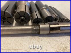 Vintage USA Expanding Mandrel Arbor Set 9pc Machinist Lathe Workholding Tool