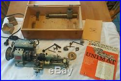 Vintage Unimat-SL Model DB200 Jewelers Lathe Gunsmith Machinist Tool Maker Mill