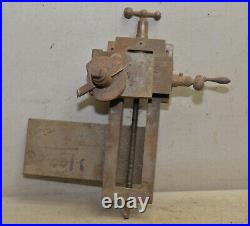 Vintage lathe carriage assembly machinist cross slide collectible machining tool