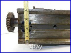 Vtg 1942 RIVETT 505 Lathe Metal Machine Machinist Flat Belt- Head Stock