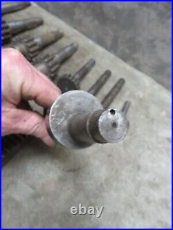 Vtg Machinist Lathe Mill Box Lot Parts Change Drive Screw Worm Gear Spindle Mix