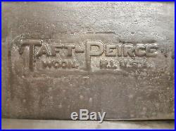 Vtg Taft Peirce Machinist Metalworking Lathe Tool Bench Center & 30 Bed