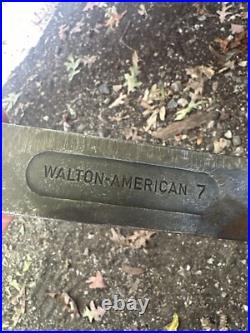 Walton American #7 Metal Shaper Lathe Bit Tool Holder Machinist Machine Shop