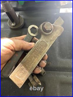 Williams / Armstrong Metal Lathe Lantern Tool Post & Holder Machinist Lot