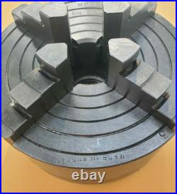 (b) Atlas 4 Jaw Independent Machinist Chuck 4 For 6 Lathe 10 Tpi 101-21590
