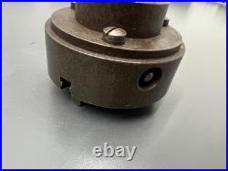 (c) Machinist D. E. Whiton 4 3 Jaw Metal Lathe Chuck W Hub 1 Bore Vgc USA