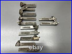 (h) ARMSTRONG WILLIAMS MACHINIST LATHE TOOL HOLDER LOT OF 12 MADE IN USA