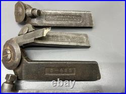 (h) ARMSTRONG WILLIAMS MACHINIST LATHE TOOL HOLDER LOT OF 12 MADE IN USA