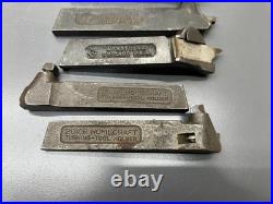 (h) ARMSTRONG WILLIAMS MACHINIST LATHE TOOL HOLDER LOT OF 12 MADE IN USA