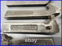 (h) ARMSTRONG WILLIAMS MACHINIST LATHE TOOL HOLDER LOT OF 12 MADE IN USA