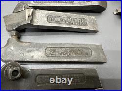 (h) ARMSTRONG WILLIAMS MACHINIST LATHE TOOL HOLDER LOT OF 12 MADE IN USA